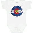 thumbnail image 3 of Inktastic Colorado Flag Sunflower Boys or Girls Baby Bodysuit, 3 of 5