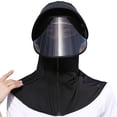 thumbnail image 6 of Fewfanhot Full Face UPF Sun Protection Hood Hat, Detachable Visor Shield Breathable Neck Shoulder Cover for Cycling Driving Fishing, 6 of 6