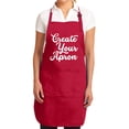 thumbnail image 1 of custom grill Aprons for Women Men Add Your Text Personalized chef Kitchen Apron, 1 of 4