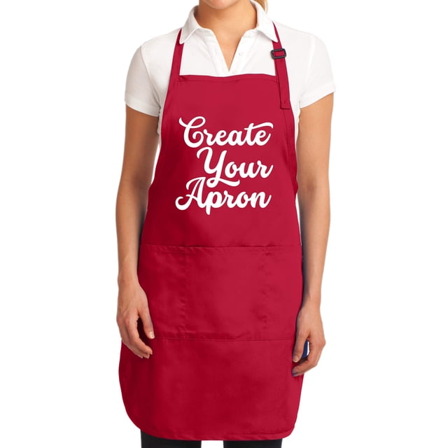 custom grill Aprons for Women Men Add Your Text Personalized chef Kitchen Apron