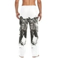 thumbnail image 4 of Tiger Ink Painting Mens Cotton Pajama Pant Sleep and Lounge Bottons with Pockets, 4 of 7