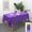 B, variant on Rewenti Solid Color Square Disposable Tablecloth, Large Plastic Rectangle Table Cover, Wipe Clean Party Tablecloth