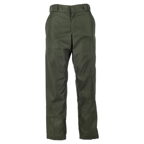 Pre-Owned Prada Triangle Logo Trousers in Green Nylon