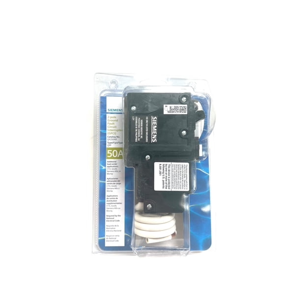 Siemens QPF 50-Amp 2-Pole GFCI Circuit Breaker (QF250AP)