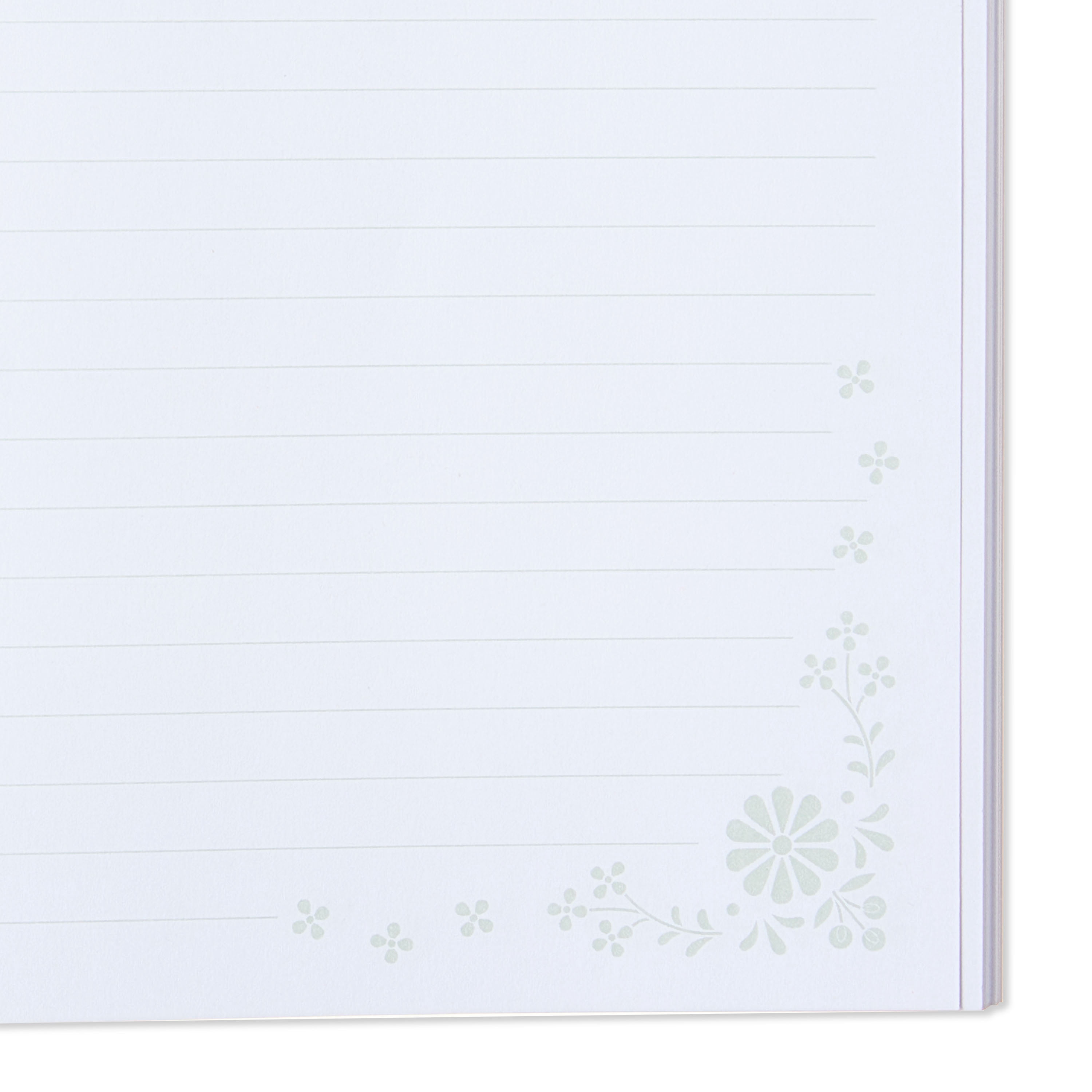 Pen+Gear Journal Ruled Vegan Leather Hardcover 5.75" x 8.12" 192 Pages, Pink Floral, Note-Taking Journal