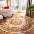 thumbnail image 2 of SAFAVIEH Lyndhurst Miranda Floral Area Rug, Ivory/Rust, 8' x 8' Round, 2 of 8