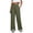 Army Green(NEW&HOT), variant on No Boundarie Sweatpants for Women Flare Leg Pull On High Waist Stretchy Baggy Fit Casual Fashion Solid Color Pants with Pockets White Size S