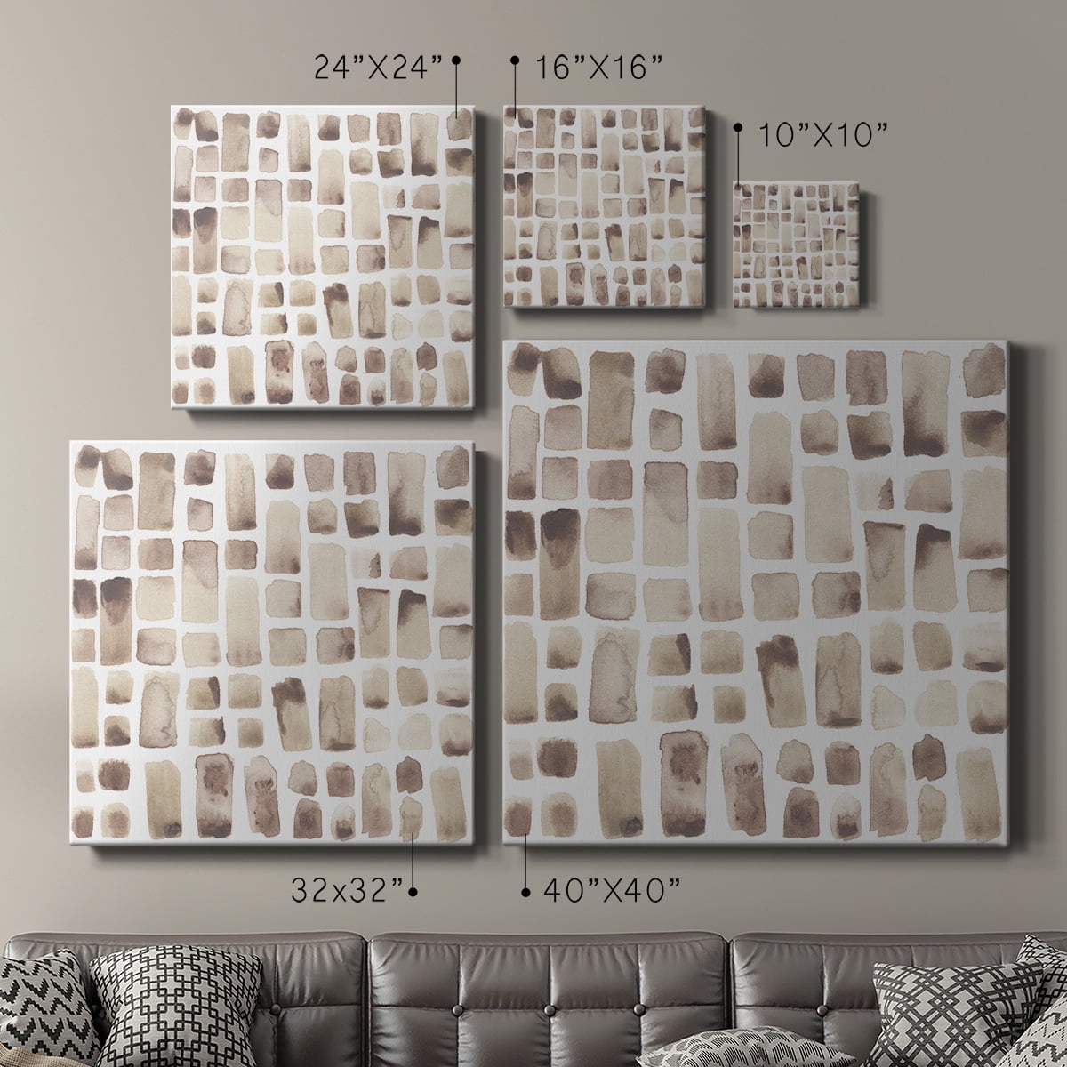 Wexford Home Subtle Signals VIII-Premium Gallery Wrapped Canvas, 32" x 32" - Ready to Hang