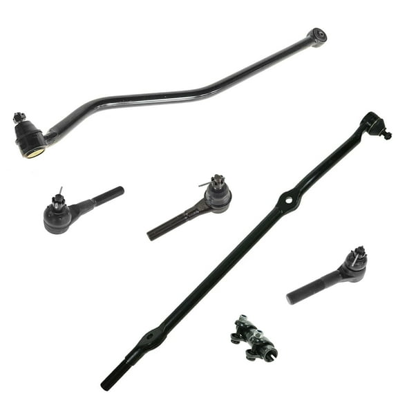 TRQ Front Tie Rod Drag Link Track Bar Kit Set for 93-98 Jeep Grand Cherokee 4.0L PSA58480