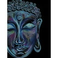 thumbnail image 3 of Varacek, Pam 12x14 Black Modern Framed Museum Art Print Titled - Colorful Buddha, 3 of 5