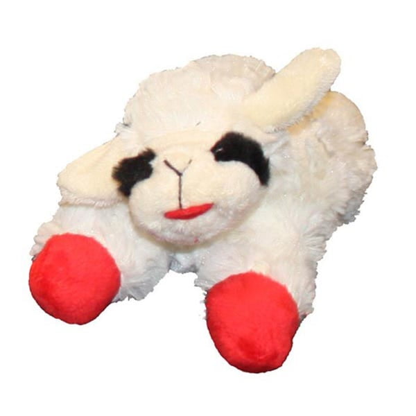 Lamb Chop Dog Toy Soft Plush Squeaker Classic TV Puppet Character Choose Size (Regular - 10