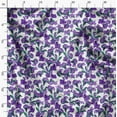 thumbnail image 3 of Soimoi Florals Printed, Cotton Satin Spandex, Sewing Fabric by The Yard 54 Inch Wide, Decorative Fabric for Dresses and Home Accents, Purple, 3 of 6