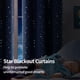 thumbnail image 3 of Cortinas opacas BGment Kids Star, color azul marino, 107 x 160 cm, 2 paneles, 3 of 9