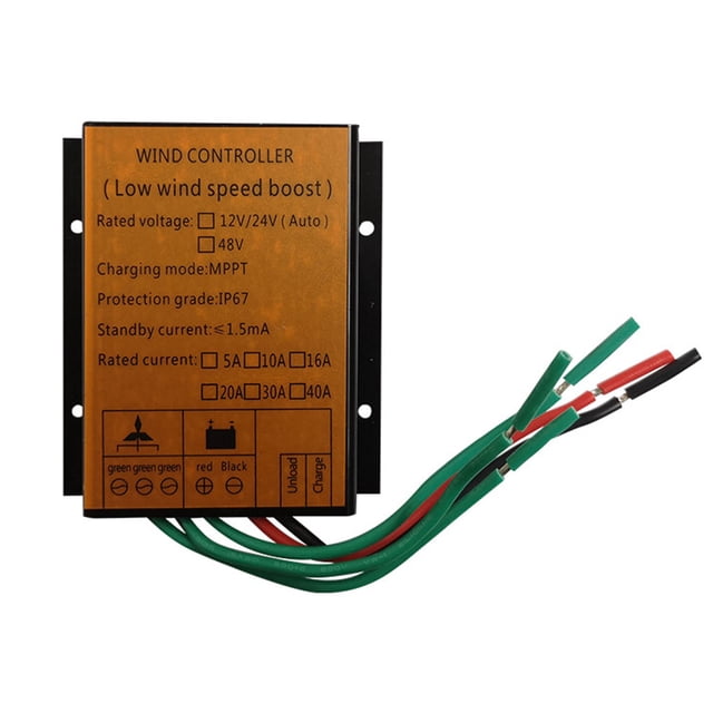 Speravity Controlador de carga de 24V IP67, generador de Turbos de viento a prueba de agua, regulador de potencia, accesorio de carga automática, Herramientas manuales