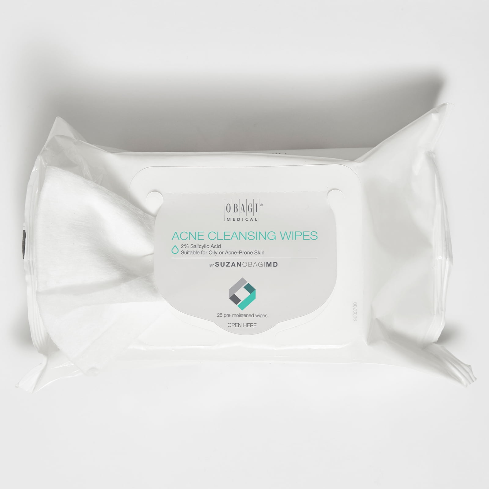 SUZANOBAGIMD On the Go Acne Cleansing Wipes for Oily or Acne-Prone Skin, 25  Pre-Moistened, Textured Wipes