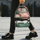 thumbnail image 2 of Easygdp Black Cat Pink Bathroom Mochila Ligera de 15 Pulgadas para Estudiantes, Mochila Cómoda para la Escuela y Viajes, Correas Ajustables, 2 of 6
