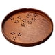 thumbnail image 3 of Plato para servir té Jadeshay Bandeja de té redonda de Madera con flor de cerezo alta capacidad, 3 of 8