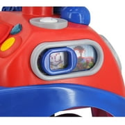 Kiddieland Unisex Kid Push & Pedal Ride-On, Plastic Multi-color, 19.50x9.85x18.25 Inches, 5.1 lbs
