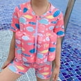 thumbnail image 5 of Aihuaihua Girls Swimwear Toddler Float Suit Adjustable Buoyancy Baby Swim Vest for 1-10 Years Child Bathing Suit with Arm Floaties Sun Pool Beach Wear, 5 of 5
