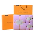 thumbnail image 2 of Nomeni Bath Towels Clearance, Soft Towel Set 1 Bath Towels 2 Towels Super Soft Family Microfiber Bath Towel Set Microfiber Coral Velvet Highly Absorbent Towel for Bath Fitness Bathroom Set Purple, 2 of 8