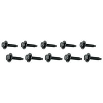 Allstar Performance ALL16553 Body Bolt Kit - 1/4-20 in Thread - 1-1/8 in Long - Hex Head - Steel - Black Oxide - Set of 10