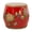 Red, variant on Chinese Garden Stool, Wood Drum Footstool, Flower Birds Decorative Plant Stand, for Living Room, Bedroom, Balcony, Patio