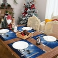 thumbnail image 6 of Christmas Jesus Nativity Placemats Set of 4, 12x18 Inch Non-Slip Washable Heat Resistant Linen Fabric Table Mats,Place Mats for Holiday Party, 6 of 6