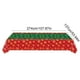 thumbnail image 3 of Mantel de plástico con temática navideña y diseño de árbol de Navidad, ideal para decoración de fiestas y catering., 3 of 6