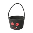 thumbnail image 6 of PLPPYFS Halloween Basket, Woven Cotton Rope Pumpkin Candy Basket, Cute Trick or Treat Bucket with Handle, Small Spooky Bins for Adults, Halloween Decoration Gift Bin Empty, 6 of 6