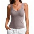 thumbnail image 2 of Zulora Women's V Neck Tank Top Casual Sleeveless Summer Blouse Tops, 2 of 5
