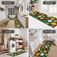 thumbnail image 5 of Lemon Mixed Citrus Fruits DarkGreen Pattern Kitchen Rugs Sets Of 3,Kitchen Runner Rugs Non Skid Washable,Decorative Kitchen Floor Mats for Kitchen,Sink,Laundry,17"x30"+ 17"x47" + 17"x59", 5 of 6