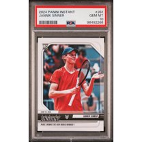 Jannik Sinner 2024 Panini Instant New World #1 Tennis Rookie Card #JS1 PSA 10 Gem Mint
