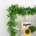 thumbnail image 5 of Ksopiavobs 2Pack 6Ft Artificial Boxwood Garland Greenery Garlands Fake Hanging Plants Vine for Home Kitchen Wedding,Indoor Outdoor Decoration, 5 of 7