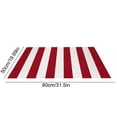 thumbnail image 2 of Diceymbol Red White Striped Cotton Woven Rug Reversible Mat for Kitchen Entryway Patio Farmhouse Decor 32x20 Inch, 2 of 8