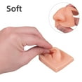 thumbnail image 3 of Soft Silicone Ear Model for Earrings Display and Acupuncture, Dark Skin Color, Simulated Appearance, Wide Range of Applications, 3 of 7