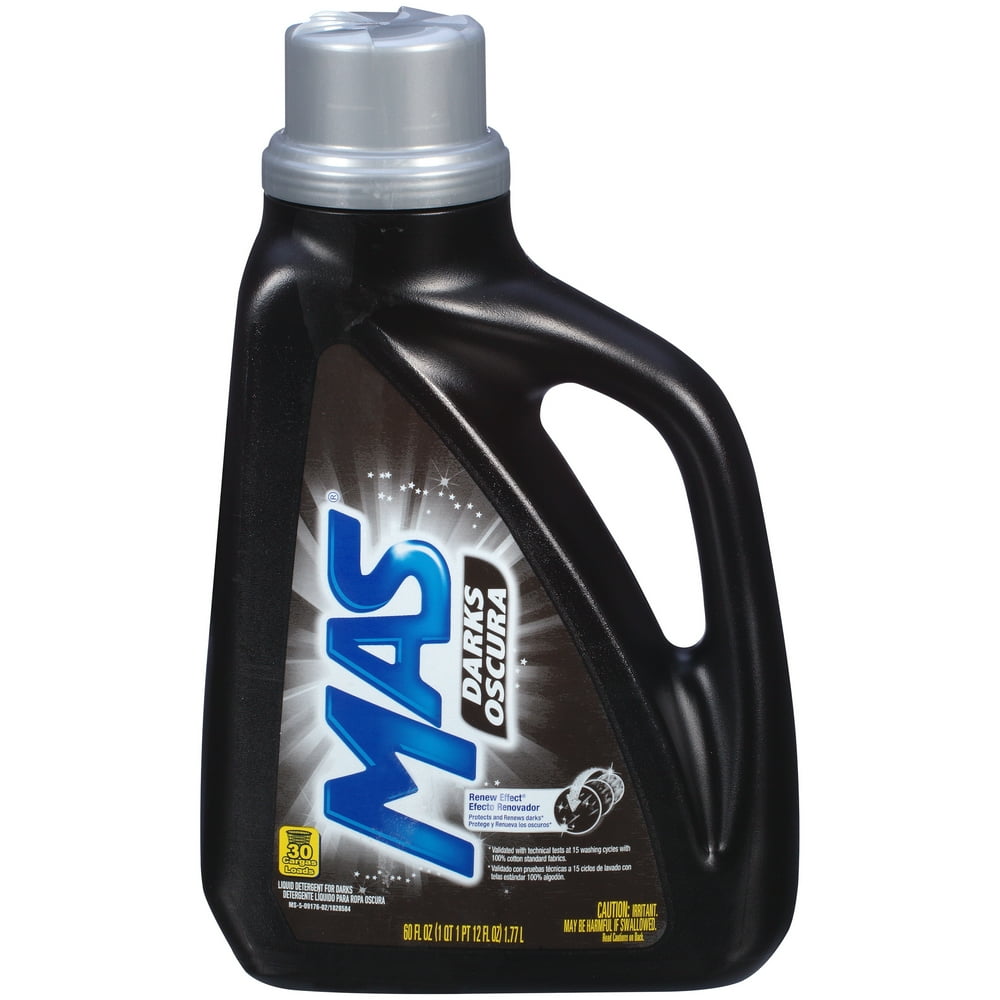 Mas Liquid Laundry Detergent for Darks Oscura with Renew Effect, 60