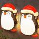 thumbnail image 1 of RV Paquete de 2 cubiertas de luces navideñas para porche, suministros de decoración navideña para exteriores, lindas cubiertas de luces de pingüino con banda elástica para luces de garaje al aire libr, 1 of 5