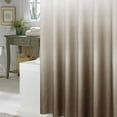 thumbnail image 2 of Textured Fabric Bath Shower Curtain, Polyester Ombre Shower Curtains for Bathroom, Waterproof Shower Curtain Liner with 12 Hooks,Machine Washable (72 x 72 inch, Khaki), 2 of 6