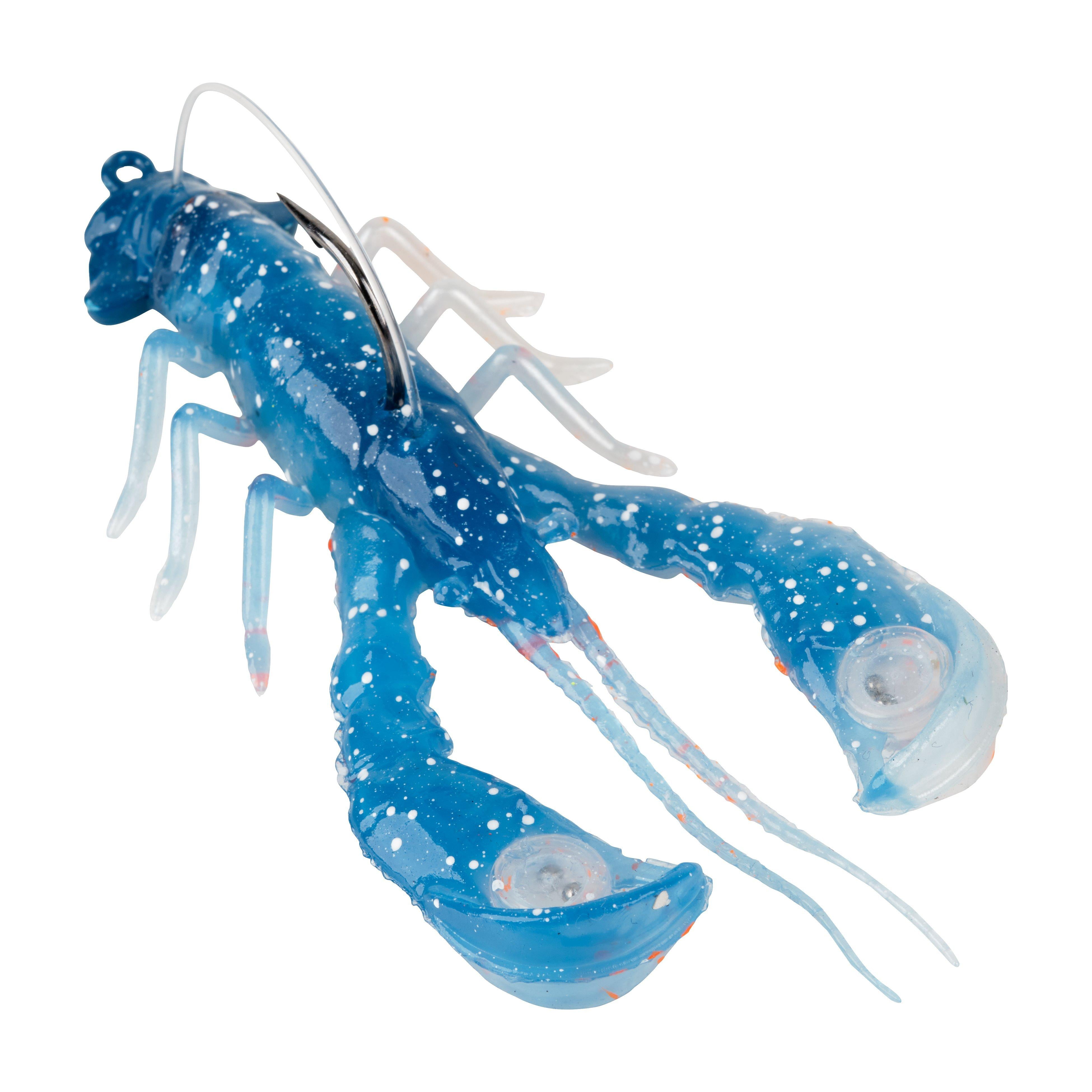 Berkley PowerBait® Clatter Craw, 3.5 in, Blue Malt
