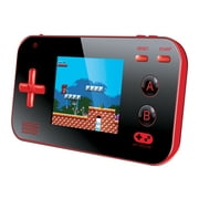 My Arcade Gamer V Portable - Système de jeu portable - 220 jeux de style rétro - Taille compacte légère - Alimentation par piles - Écran couleur - Boutons de volume - Rouge