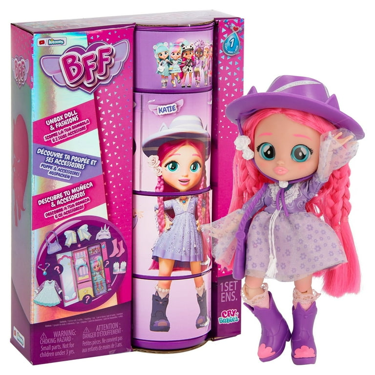 BFF by Cry Babies Katie 8 inch Fashion Doll for Girls Ages 4 BFF by Cry Babies Katie 8 inch Fashion Doll for Girls Ages 4