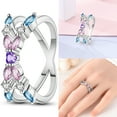 thumbnail image 3 of Popular Glow In The Dark Rings For Women 925 Sterling Silver Star Moon Sun Rings Sparkling Cubic Zircon Exquisite Jewelry Gifts, 3 of 31