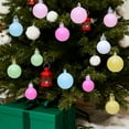 thumbnail image 7 of CaiTeLin Christmas Ornaments Balls, 24 Pack Macaron Colored Christmas Tree Decor, Festive Hanging Orbs for Holiday Parties, Mixed Color Assortment, 7 of 7