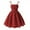 Red, variant on XIYON Girls Summer Dress Solid Color Bow Tie Strap Cute Casual Party Outfit Toddler Kids Clothing Comfortable Breathable Fashion