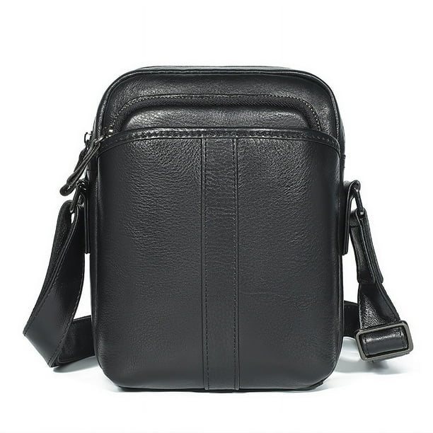 Source cowhide messenger bag shoulder bag large capacity casual fashion versatile cowhide small bag Walmart