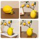 thumbnail image 4 of Jarrón de cerámica con forma de limón para arreglos florales, centro de mesa decorativo moderno para la mesa de la cocina, decoración de escritorio, adorno único para el hogar, 4 of 7