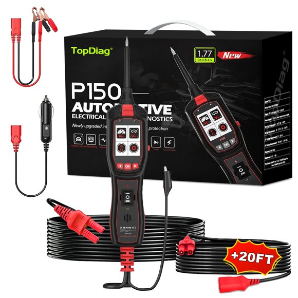 Electrical Tester for 6V-30V Cars, Short Circuit Breaker Finder Tool, Automotive Circuit Tester, Voltage Tester, P150