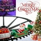 thumbnail image 2 of Decoración de árbol de Navidad, marco de vía de tren, coche de ferrocarril con sonido y luz, regalos de Navidad, tren de Navidad, juguetes eléctricos, 2 of 4