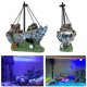 thumbnail image 5 of Adorno de acuario de barco de pesca de resina Decoración de plástico Tema de barco pirata hundido Barco pirata antiguo Barco del tesoro hundido Acuario, 5 of 5