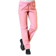 thumbnail image 3 of Maevn Red Panda Women's Curved Mock Wrap Top & Full Elastic Cargo Pant Scrub Set, 3 of 5